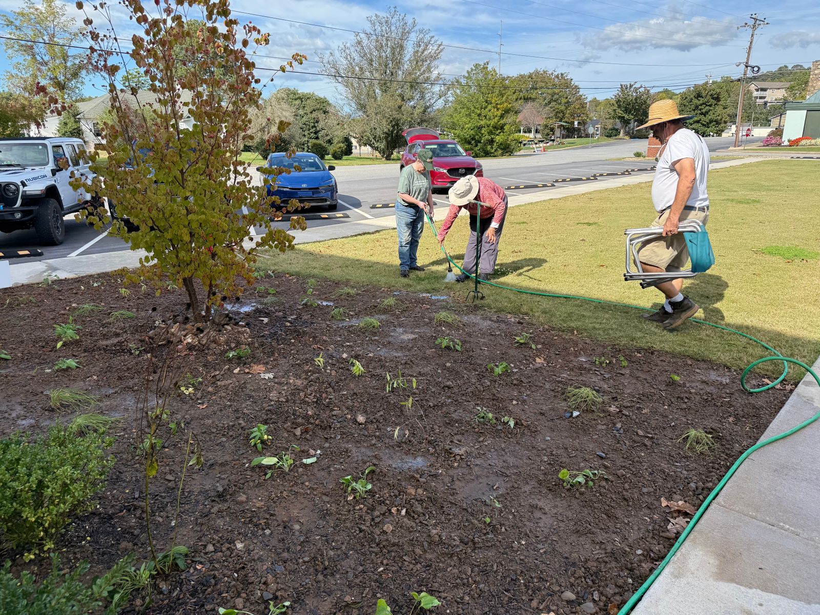NGA mountains Towns garden install